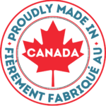 Proudly made in canada emblem